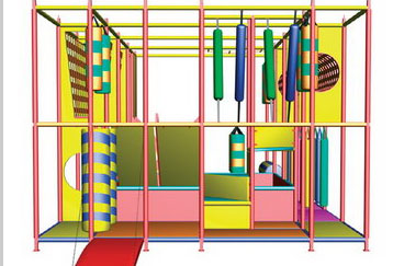 Детская игровая комната лабиринт "Карапуз" - модель "В" + 5000 шт. шариков фото