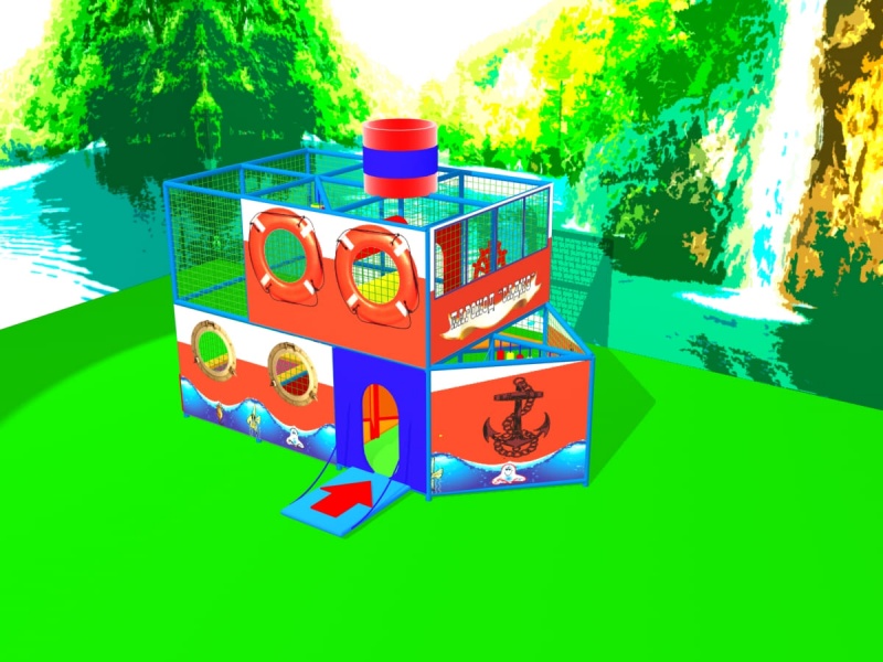 Детская игровая комната «Кораблик» фото