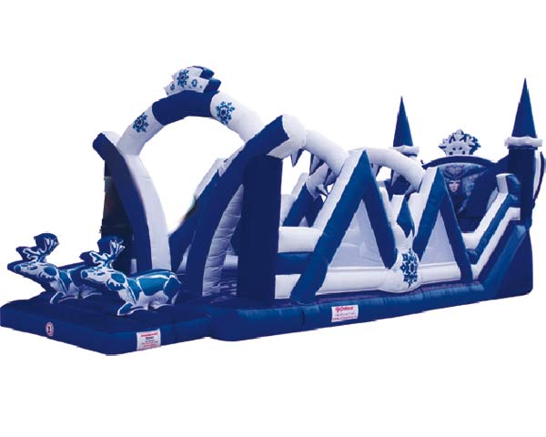 «Снежная королева», батут с горкой и игровой площадкой фото