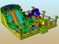 "Остров динозавров 2", надувной игровой центр фото