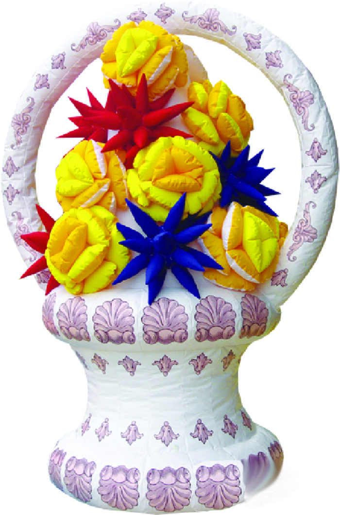 Надувная фигура "Ваза с цветами" фото
