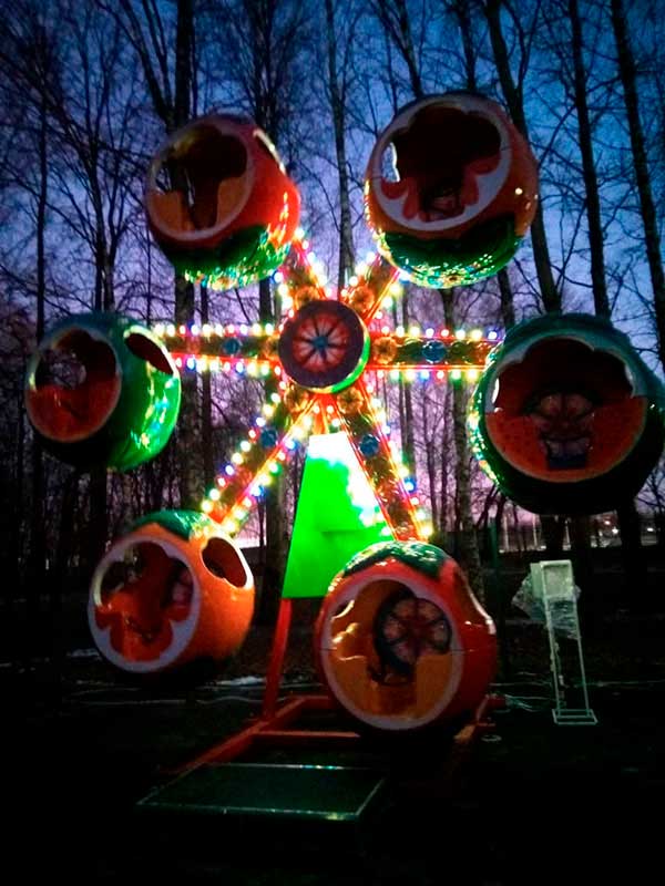 Детское колесо обозрения «Солнышко» фото
