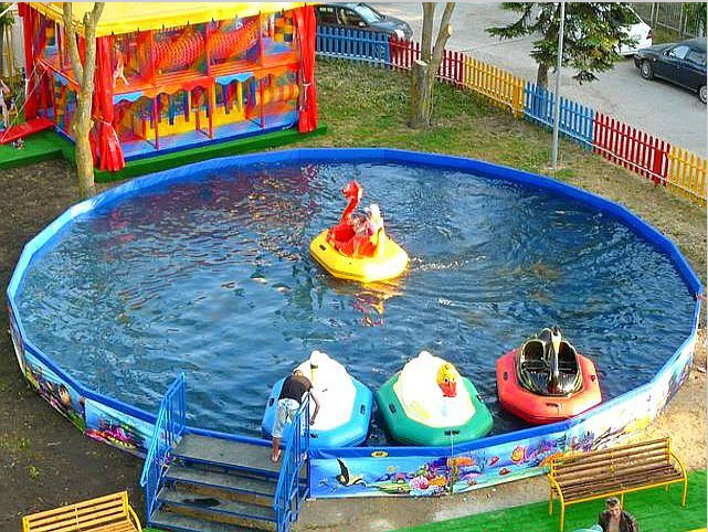 Каркасный бассейн сборный овальный металлический фото